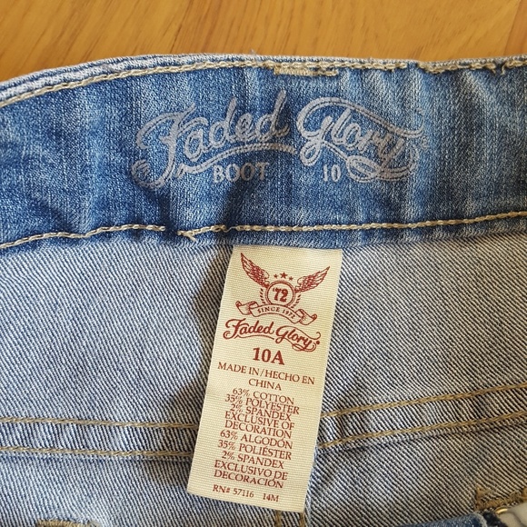 Faded Glory women's cutoff jeans shorts - Picture 7 of 7